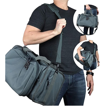  Osage River Tactical Shooting Gun Range Bag Light Duty 13.5x10.5x7.5 (Grey, Tan) - $33.99 (Free S/H over $25) - $33.99