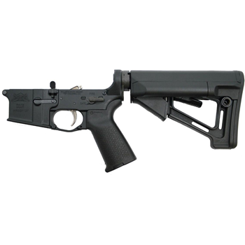   PSA AR-15 MOE STR Lower Receiver with Two-Stage Nickel Boron Trigger, Black - No Magazine - $289.99 - $289.99