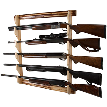   Rush Creek Creations Rustic Gun Wall Rack - $42.86 shipped - $42.86