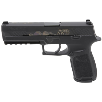   Sig Sauer P320 NWTF Engraved Edition 9mm 4.7" Nitron Black Contrast Sights Modular Polymer Grip (2) 17rd Magazines, Rail - $449.99 ($9.99 S/H on firearms) - $449.99