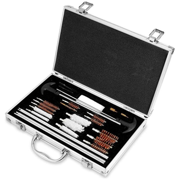  TeqHome Universal Rifle Handgun Shotgun 126pcs Gun Cleaning Kit - $20.99 (Free S/H over $25) - $20.99