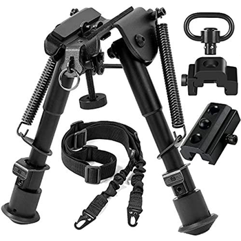   XOOBIU 6â€ to 9â€ Bipod with Adapter 2 Point Sling & Sling Swivel Mount for 20mm Rail - $12.99 50% off with code "50L4WV39" (Free S/H over $25) - $12.99