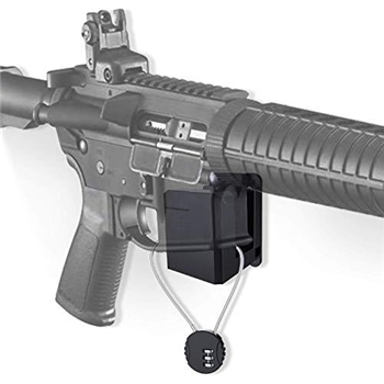   AR-15 Wall Mount with Wire Lock,Solid ABS Wall Mount and Display, Rifle Display, Gun Safe Wall Rack - $8.49 (Free S/H over $25) - $8.49