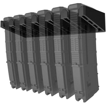   Solid ABS 6X Standard PMAG Wall Mount, Mag Holder, Home Magazine Storage Rack, 1 Pack - $10.99 (Free S/H over $25) - $10.99