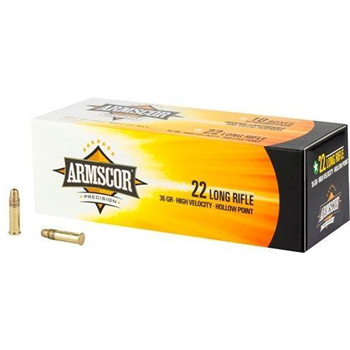   Armscor 36gr High Velocity HP 22LR Ammo, 500rd Brick - $44.99