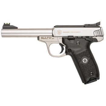   SMITH & WESSON SW22 Victory 5.5" 22LR 10rd - Stainless / Black - $384.99 (Free S/H on Firearms) - $384.99