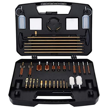   Gun Cleaning Kit Universal Gun Cleaning Kit Handgun Shotgun Rifle Cleaning Kit with Range Size Deluxe Portable Case for .17 .22 .243 .270 .30 .357 .40 .45 Cal 12GA 20GA - $29.99 (Free S/H over $25) - $29.99
