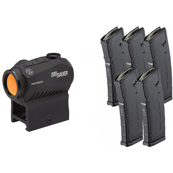   Brownells Sig Romeo 5 Red Dot with 5x PMAGs - $184.99 after code "TAG" - $184.99
