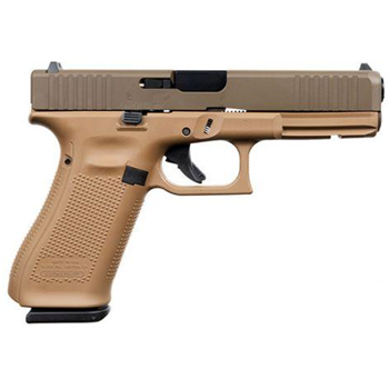   Glock 17 Gen 5 FS 9mm Pistol, DDE/Patriot Brown - ACG-57015 - $699.99 - $699.99