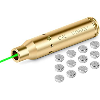   35% OFF Green Laser Bore Sight 223 5.56mm Boresighter with 4 Sets of Batteries w/code WCIUFZL6 - $19.46 (Free S/H over $25) - $19.46