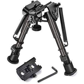   40% OFF Rifle Bipod, Carbon Fiber Bipod for Rifle with Picatinny Adapter 6-9 Inches Bipod w/code UELDZQ6R - $16.19 (Free S/H over $25) - $16.19