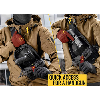   M-Tac Tactical Shoulder Chest Pack with Sling CCW Handgun (6 Colors) - $29.95 (Free S/H over $25) - $29.95