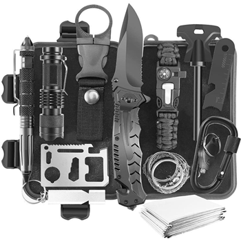   Survival Gear Kits Outdoor Survival Gear Tools - $18.12 after 30% clip code (Free S/H over $25) - $18.12