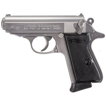   WALTHER ARMS PPK 380 ACP 3.3in Stainless 6rd - $751.99 (Free S/H on Firearms) - $751.99
