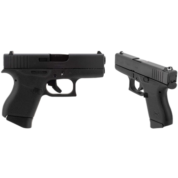   **Blue Label** GLOCK 43 9mm Fixed Sights 6 Round Black - $358 - $358.00