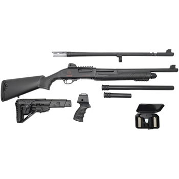   Black Aces Tactical Pro Series X Pump-Action 12 Gauge Shotgun, Combo Barrel - $399.99 + Free Shipping - $399.99