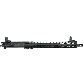   PSA 16" Mid-Length Pencil 5.56 NATO 1/7 Nitride 15" Lightweight M-lok Upper - With BCG, CH, &amp; MBUS Sight Set - $399.99 + Free Shipping - $399.99