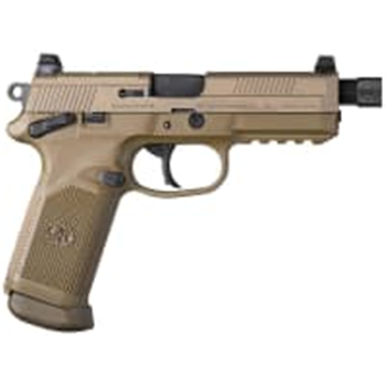 FN FNX-45 Tactical 45 ACP 10 Round - FDE - 5.3" Threaded Barrel w/2 Interchangeable Backstraps - $1199.00 - $1,199.00