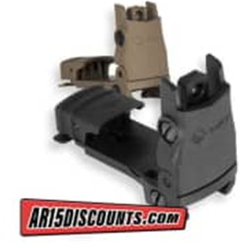 Mission First Tactical MFT Rear Flip-up Sight - Black or Tan - $29.22 with code: VETERAN21 (Free S/H over $150) - $29.22