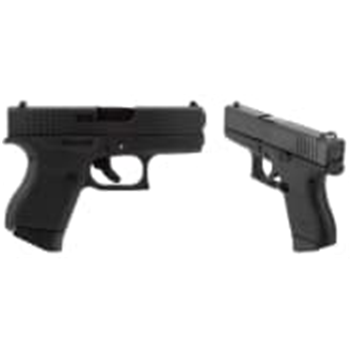 **Blue Label** GLOCK 43 9mm Fixed Sights 6 Round Black - $358 - $358.00