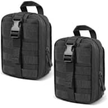 Gogoku 2-Pack First Aid Pouch 1000D Nylon Tactical Molle Medical Pouch Utility Pouch for Outdoor - $9.59 40% off with code "40WPZLJK" (Free S/H over $25) - $9.59