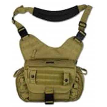 Lightning X MedSling Tactical Messenger-Style Shoulder Sling Pack Push Gear Bag (FDE, Black, Navy Blue) - $49.9 (Free S/H over $25) - $49.90