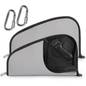 2-Pack Soft Pistol Case &amp; 2-Pack D Ring Clip Tactical Gun Cove Storage Pouch - $9.99 (Free S/H over $25) - $9.99