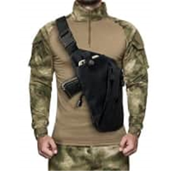 Concealed Carry Backpack Shoulder Holster (Black, Camo, FDE) - $14.99 (Free S/H over $25) - $14.99