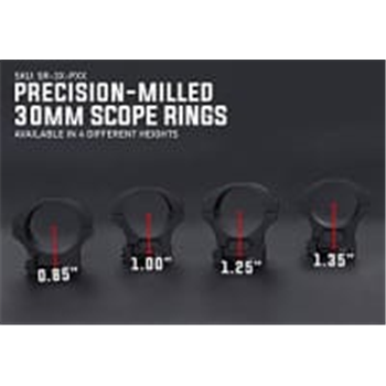 Monstrum Precision V2 Picatinny Scope Rings 30 mm Diameter 1.20", 0.85", 1", 1.35" Height - $15.95 (Free S/H over $25)