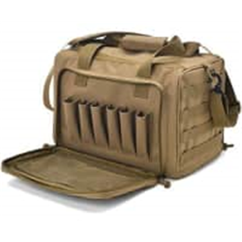 Tactical Gun Shooting Range Bag, Deluxe Pistol Range Duffle Bags (Tan, Green, Black) - $39.99 (Free S/H over $25) - $39.99