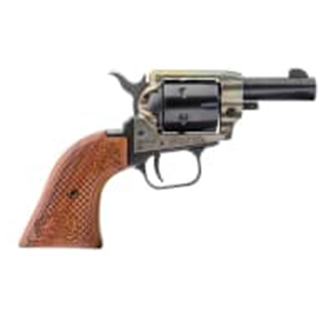 HERITAGE MANUFACTURING Barkeep 2" 22LR 6rd Custom Scroll Wood Grip - Blk - $154.99 (Free S/H on Firearms) - $154.99