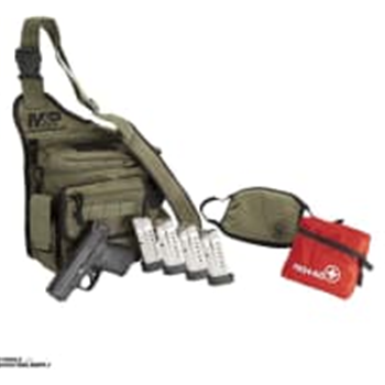 Smith &amp; Wesson M&amp;P9 Shield Bug Out Bag Bundle 9mm 3.1" 5 Magazines, Extra Stuff - $417.99 (Free S/H on Firearms) - $417.99