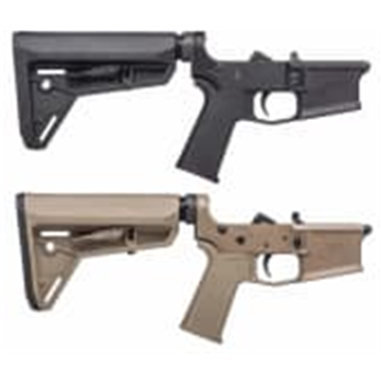 Aero Precision M4E1 Complete Lower Receiver w/ MOE SL Grip &amp; SL Carbine Stock BLK or FDE from $246.28 w/code GUNDEALS5 (Free S/H over $150) - $246.28