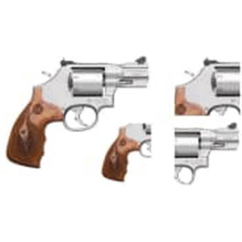 S&amp;W 686 Performance Center .357 Magnum 2.5" Barrel 7 Rounds Wood Grip Glass Bead Finish - $1105.99 (Free S/H on Firearms) - $1,105.99