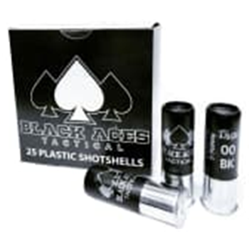 Black Aces Tactical 2.75" 00 Buckshot 12 Gauge Ammunition, 250 Round Case - BAT-00-1425 - $149.99