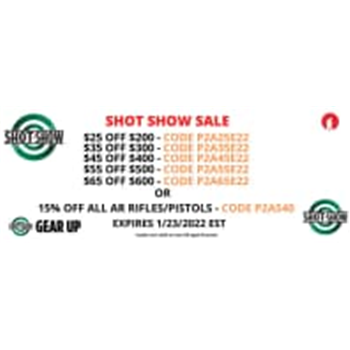 Shot Show Sale - Discount Codes - $1 - $1.00