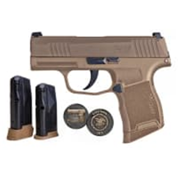 SIG SAUER P365 9mm 3.1in Coyote Tan 12rd - $559.99 (Free S/H on Firearms) - $559.99