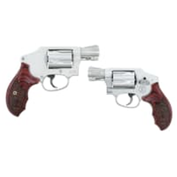 SMITH &amp; WESSON 642 38SPL+P 1.875 5rd SS/WOOD - $525.99 (Free S/H on Firearms) - $525.99