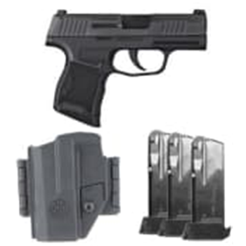 Sig Sauer P365 TACPAC 9mm 3.1" 12 Rnd Night Sights w/Ambi IWB/OWB Holster - $549.99 + Free Shipping - $549.99