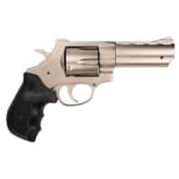 EAA Windicator Revolver .357 Magnum 4" Barrel 6 Rounds Steel Frame Rubber Grips Fixed Sights Nickel Finish - $352.99 (Free S/H on Firearms) - $352.99