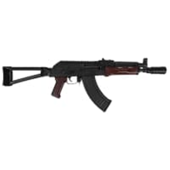 PSA AK-P Triangle Side Folding Pistol with Cheese Grater Upper Handguard, Redwood - $999.99 - $999.99