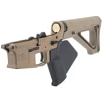 Aero Precision M4E1 Featureless Complete AR-15 Lower Receiver - Magpul Fixed Carbine Stock - FDE - $229.99 - $229.99