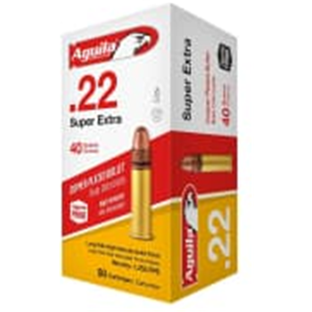 Aguila Super Extra High Velocity 22 LR 40Gr 2000 Rnd - $184.99 after code "TAG" - $184.99