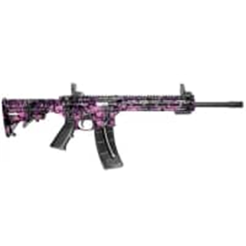 Smith &amp; Wesson M&amp;P15-22 Sport 22 LR 16.50" 25+1 Muddy Girl 6 Position Stock Black Polymer Grip Right Hand - $439 - $439.00