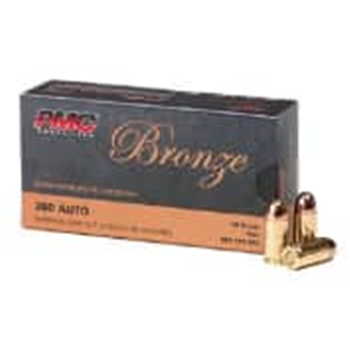 PMC Bronze .380 ACP 90gr FMJ 50RDS - $21.99 - $21.99