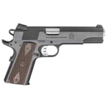 Springfield 1911 Garrison 45 ACP 5" 7+1 Blued Carbon Steel Frame &amp; Slide Thin-Line Wood with Double-Diamond Pattern Grip - $719.99 - $719.99