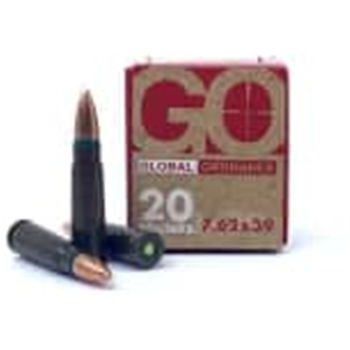 Global Ordnance 7.62x39 122 Grain FMJ 1000 Rounds - $399.99 - $399.99