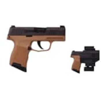 SIG Sauer P365 9mm Pistol 10rd 3.1", Black/FDE - $549.99 - $549.99