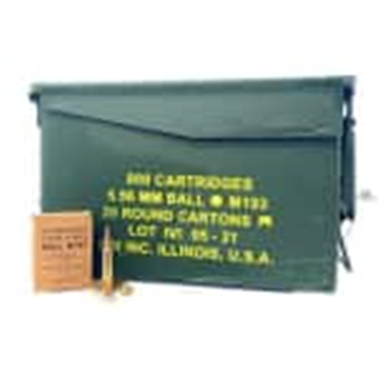 Indian Ordnance 5.56x45mm 55 Grain M193 FMJ 800 Rounds - $448 - $448.00