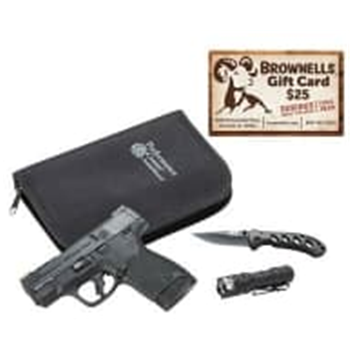 Smith &amp; Wesson PC M&amp;P 9 Shield plus TS Fiber Optic EDC KIT 3.1" - $514.99 w/code "MC3" w/Brownells $25 Gift Card + $50 Prepaid Card after Rebate - $514.99